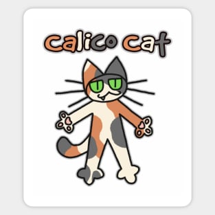 Calico Cat Sticker